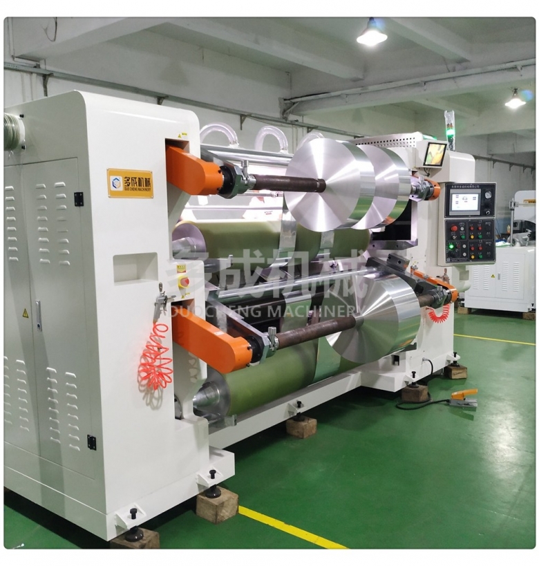 DC-SLM-1850微電腦控制立式鋁箔分切機、銅箔分切機、分剪機、裁切機、分條機